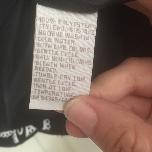 Tan Jay open front jacket in black and white size 12, polyester fabric - Picture 6 of 6